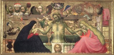 Man of Sorrows with instruments of the Passion, 1404 by Lorenzo Monaco